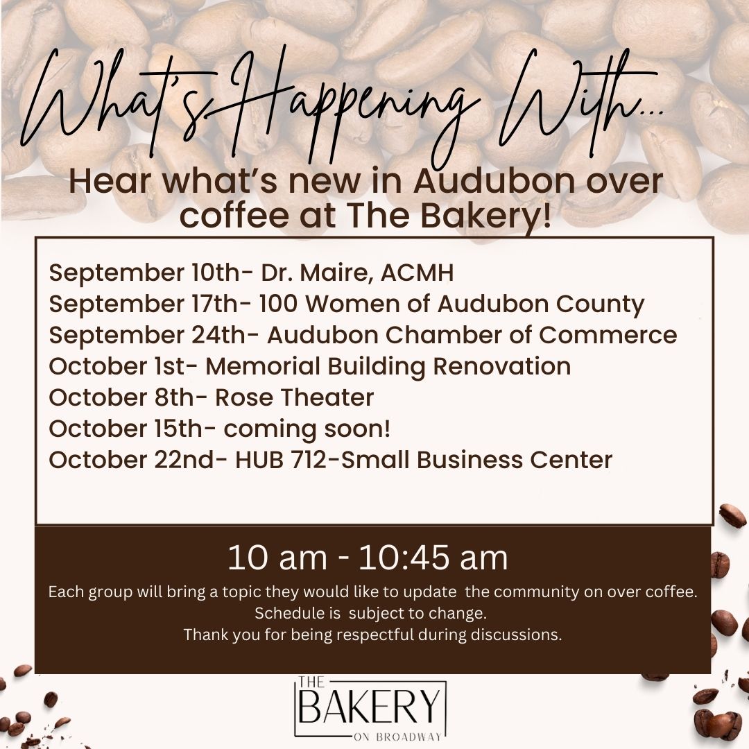 What's Happening With. Audubon County